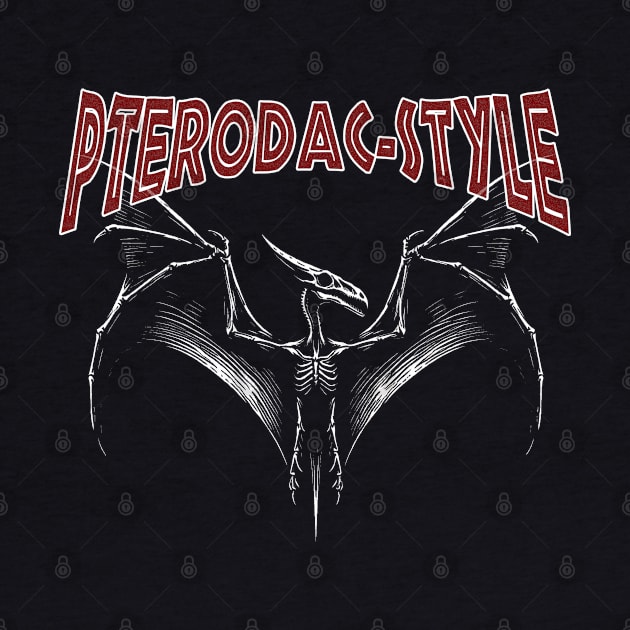 Creepy and Gothic Devilish Pterodactyl by MetalByte